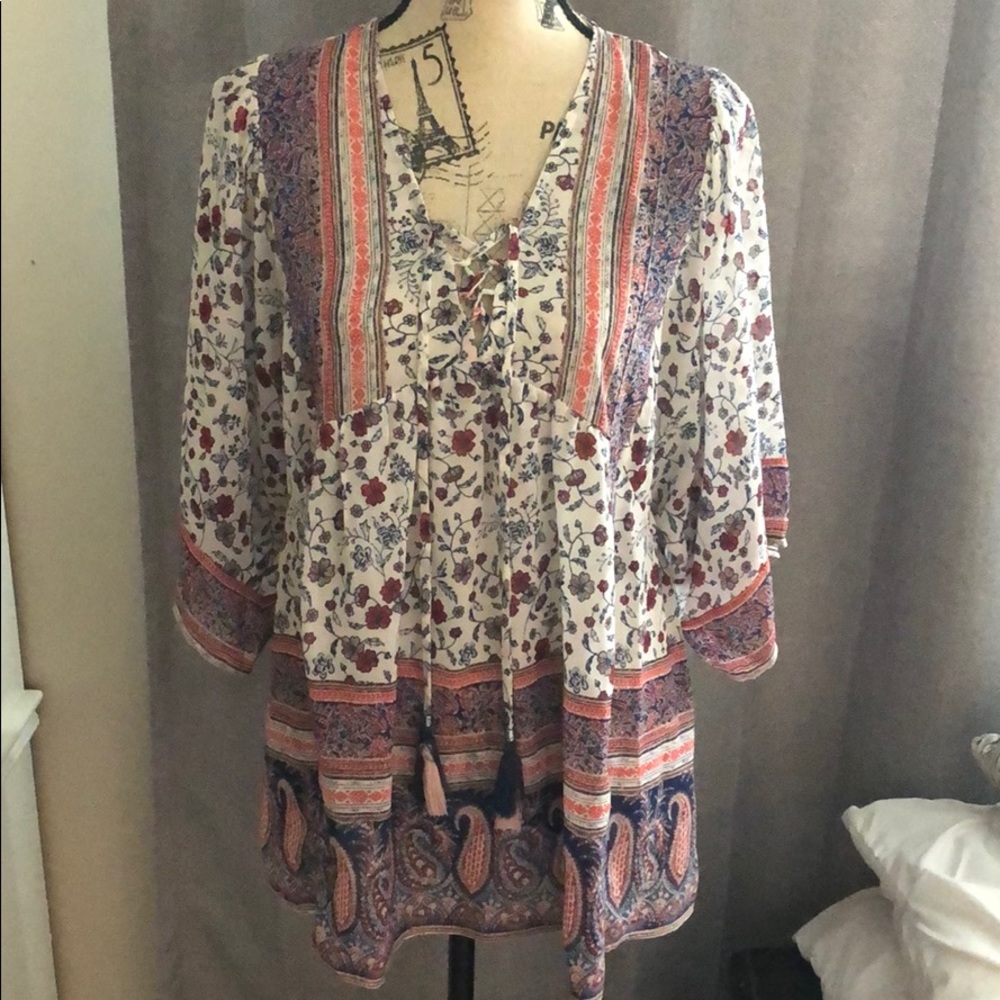 Flowy paisley top